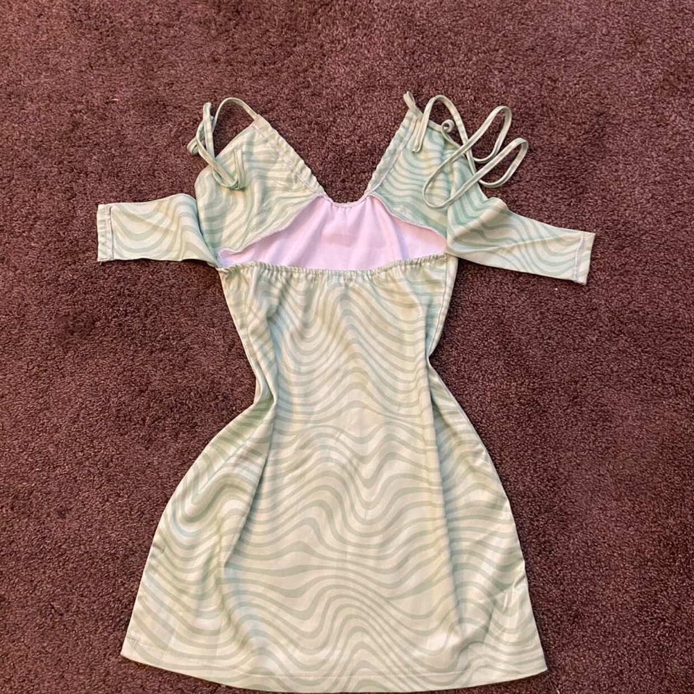 PacSun Light Green Strappy Dress